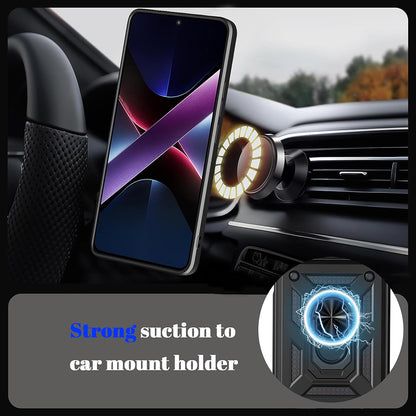 Funda para Xiaomi Poco F8 Ultra, Techsuit, CamShield, Azul