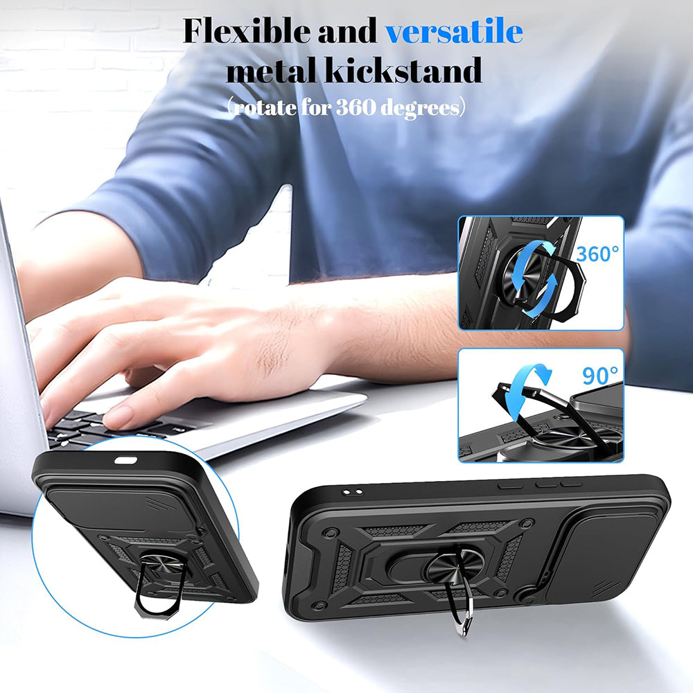 Funda para Xiaomi Poco F8 Ultra, Techsuit, CamShield, Negra