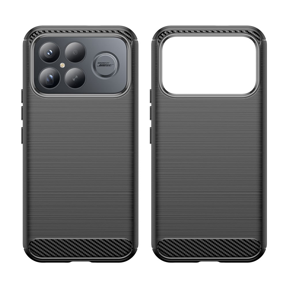 Funda para Xiaomi Poco F8 Ultra, Techsuit, Carbono, Negra