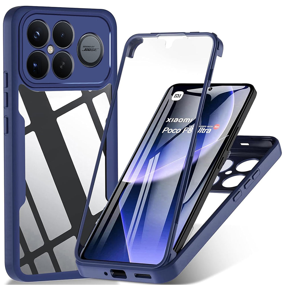 Funda para Xiaomi Poco F8 Ultra, Techsuit, ColorVerse 360, Azul