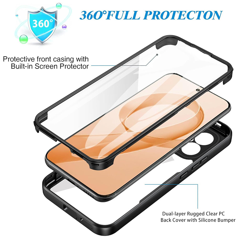 Funda para Xiaomi Poco F8 Ultra, Techsuit, ColorVerse 360, Negra