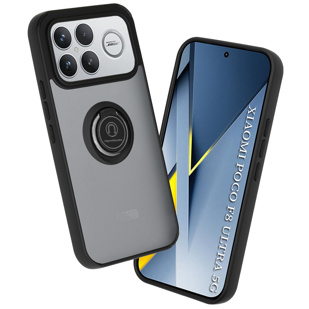 Funda para Xiaomi Poco F8 Ultra, Techsuit, Glinth, Negra