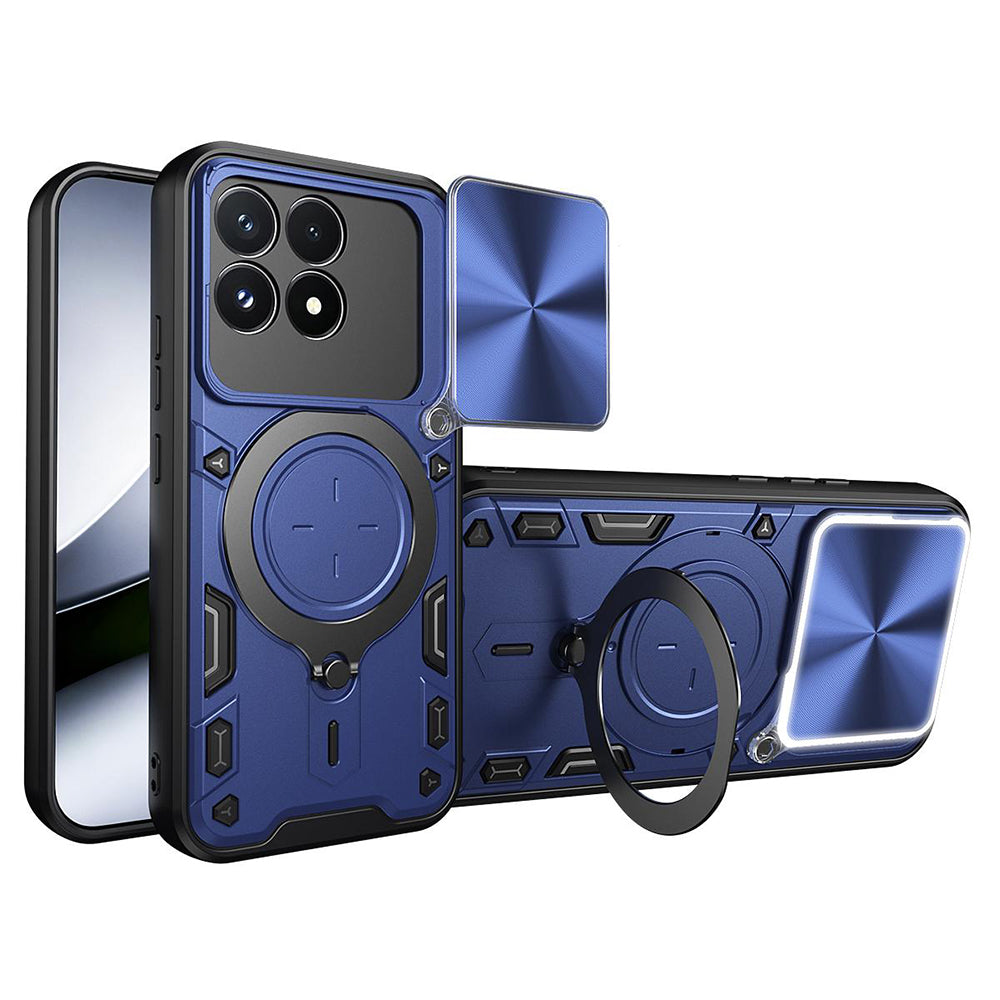 Funda para Xiaomi Poco F9 Pro, Techsuit, CamGuard Pro, Azul