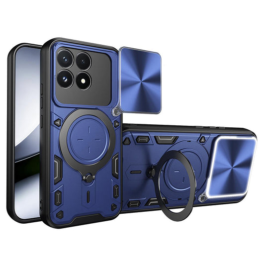 Funda para Xiaomi Poco F9 Pro, Techsuit, CamGuard Pro, Azul