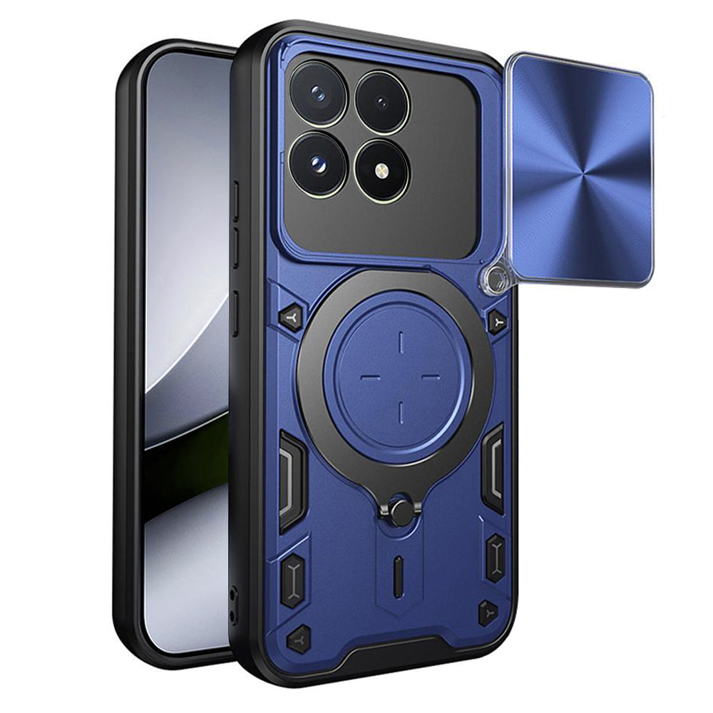 Funda para Xiaomi Poco F9 Pro, Techsuit, CamGuard Pro, Azul