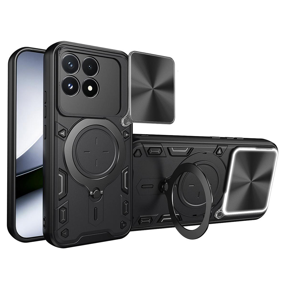 Funda para Xiaomi Poco F9 Pro, Techsuit, CamGuard Pro, negra