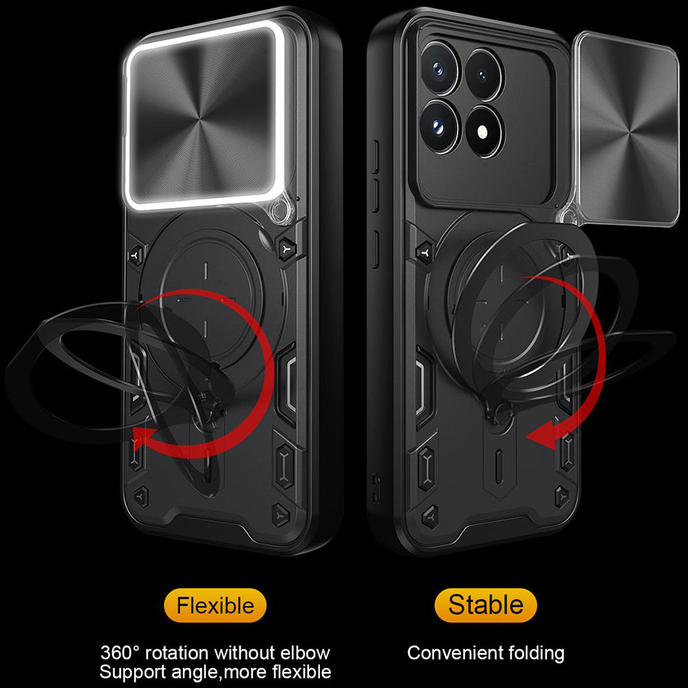 Funda para Xiaomi Poco F9 Pro, Techsuit, CamGuard Pro, negra