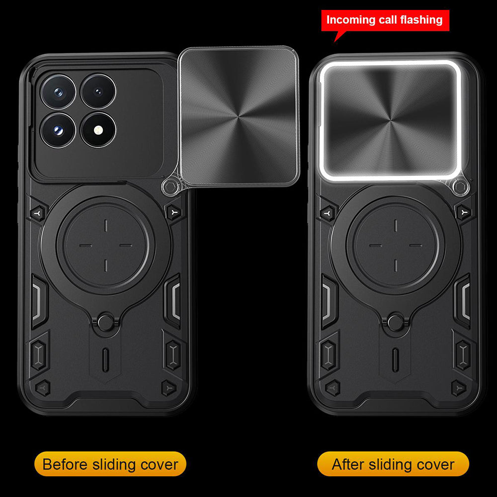 Funda para Xiaomi Poco F9 Pro, Techsuit, CamGuard Pro, negra