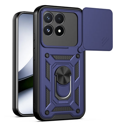 Funda para Xiaomi Poco F9 Pro, Techsuit, CamShield, Azul
