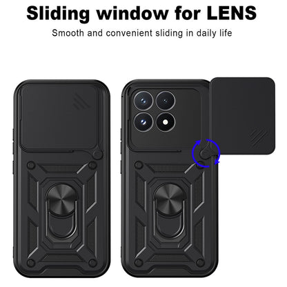 Funda para Xiaomi Poco F9 Pro, Techsuit, CamShield, Azul