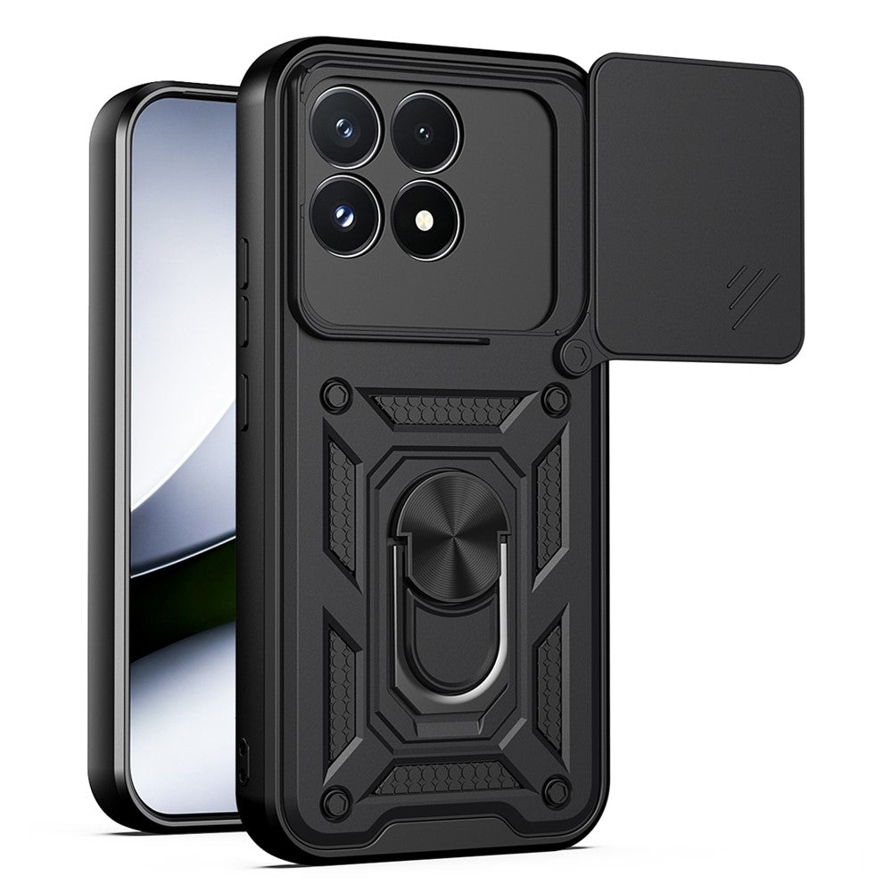 Funda para Xiaomi Poco F9 Pro, Techsuit, CamShield, Negra