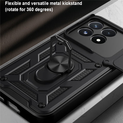 Funda para Xiaomi Poco F9 Pro, Techsuit, CamShield, Negra