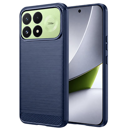 Funda para Xiaomi Poco F9 Pro, Techsuit, Carbono, Azul