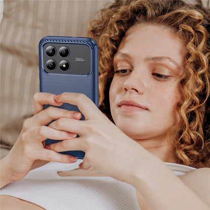 Funda para Xiaomi Poco F9 Pro, Techsuit, Carbono, Azul