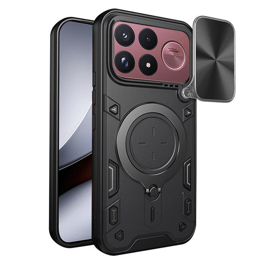 Funda para Xiaomi Poco F9 Ultra, Techsuit, CamGuard Pro, negra