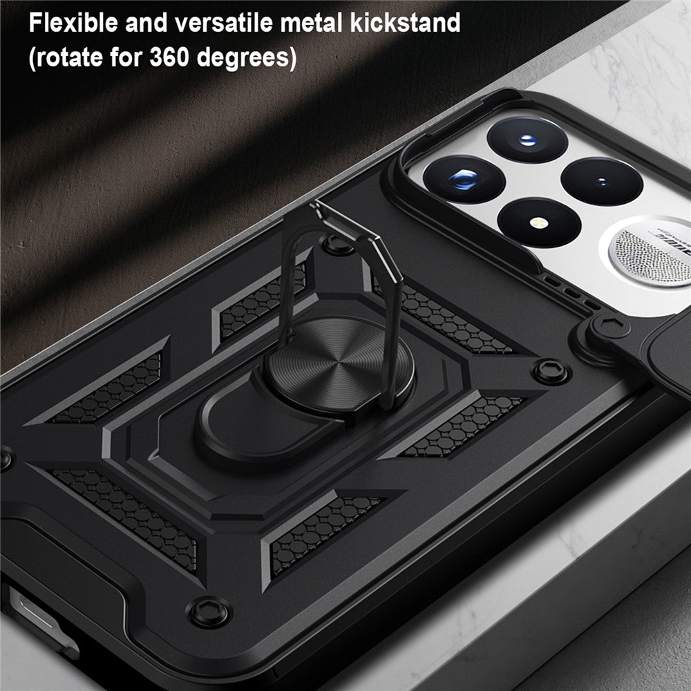 Funda para Xiaomi Poco F9 Ultra, Techsuit, CamShield, negra
