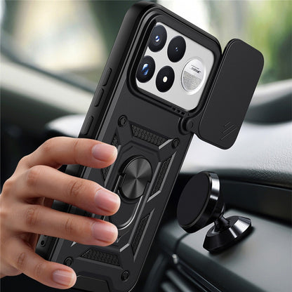 Funda para Xiaomi Poco F9 Ultra, Techsuit, CamShield, negra