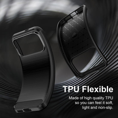 Funda para Xiaomi Poco F9 Ultra, Techsuit, Carbono, Negra