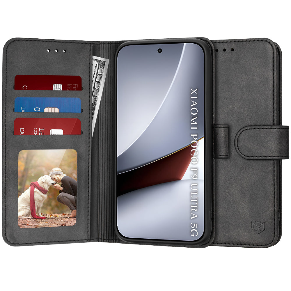 Funda para Xiaomi Poco F9 Ultra, Techsuit, Diary Book, negra
