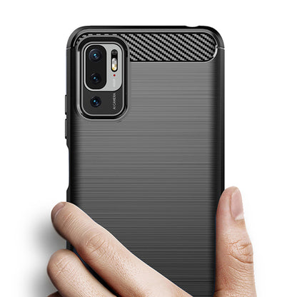 Case for Xiaomi Poco M3 Pro 5G / Redmi Note 10 5G, Techsuit, Carbon, Black