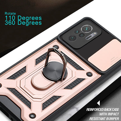 Funda para Xiaomi Poco M5s / Redmi Note 10S / Note 10, Techsuit, CamShield, Negra