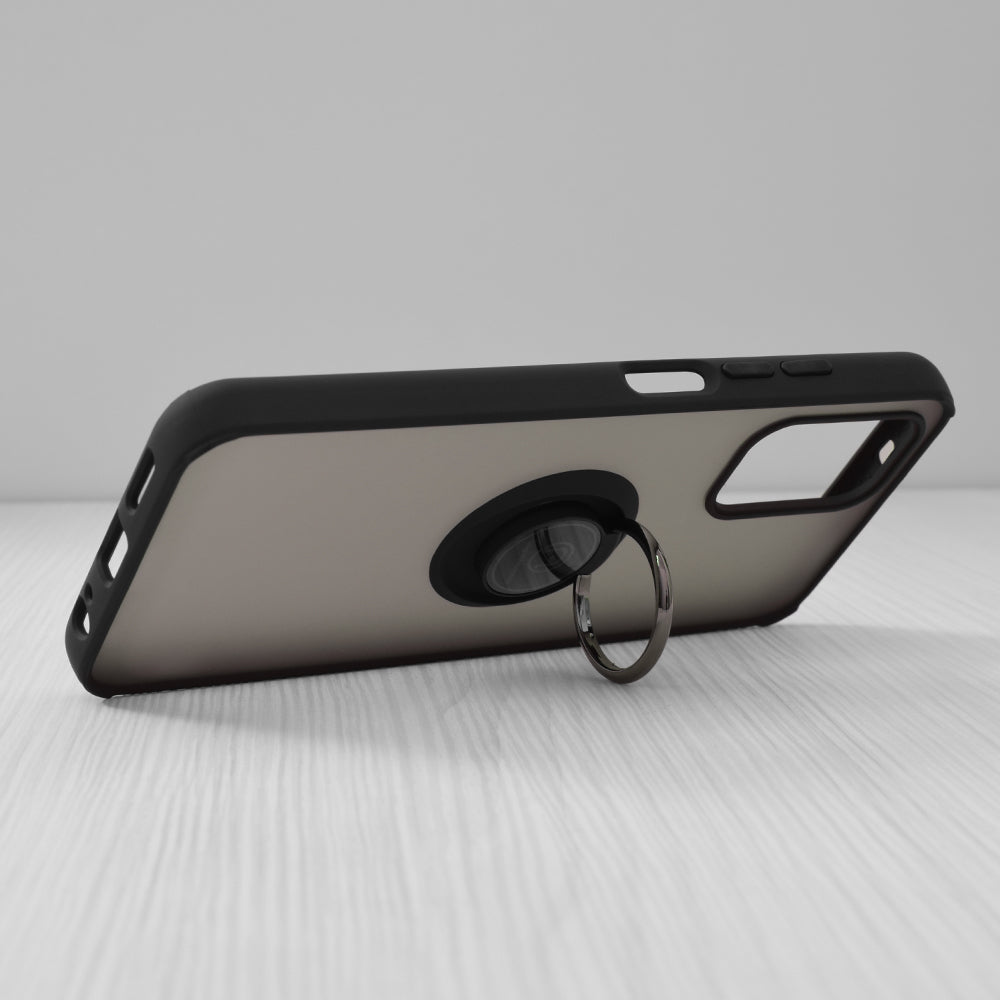 Funda para Xiaomi Poco M5s / Redmi Note 10S / Note 10, Techsuit, Glinth, Negra