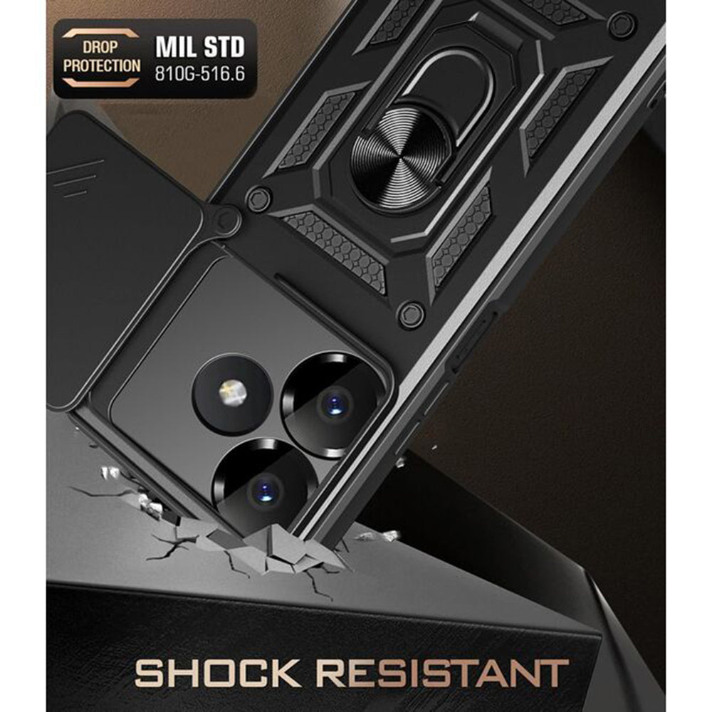 Case for Xiaomi Poco M6 4G / Redmi 13, Techsuit, CamShield, Blue