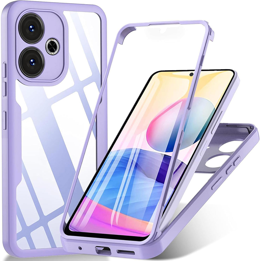 Funda para Xiaomi Poco M6 4G / Redmi 13, Techsuit, ColorVerse 360, Morado