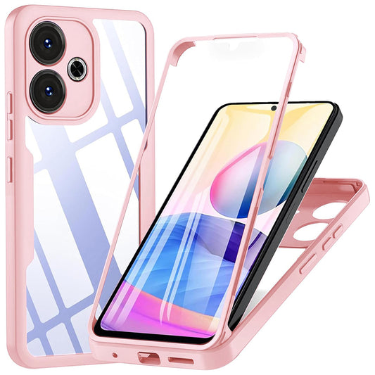 Funda para Xiaomi Poco M6 4G / Redmi 13, Techsuit, ColorVerse 360, Rosa