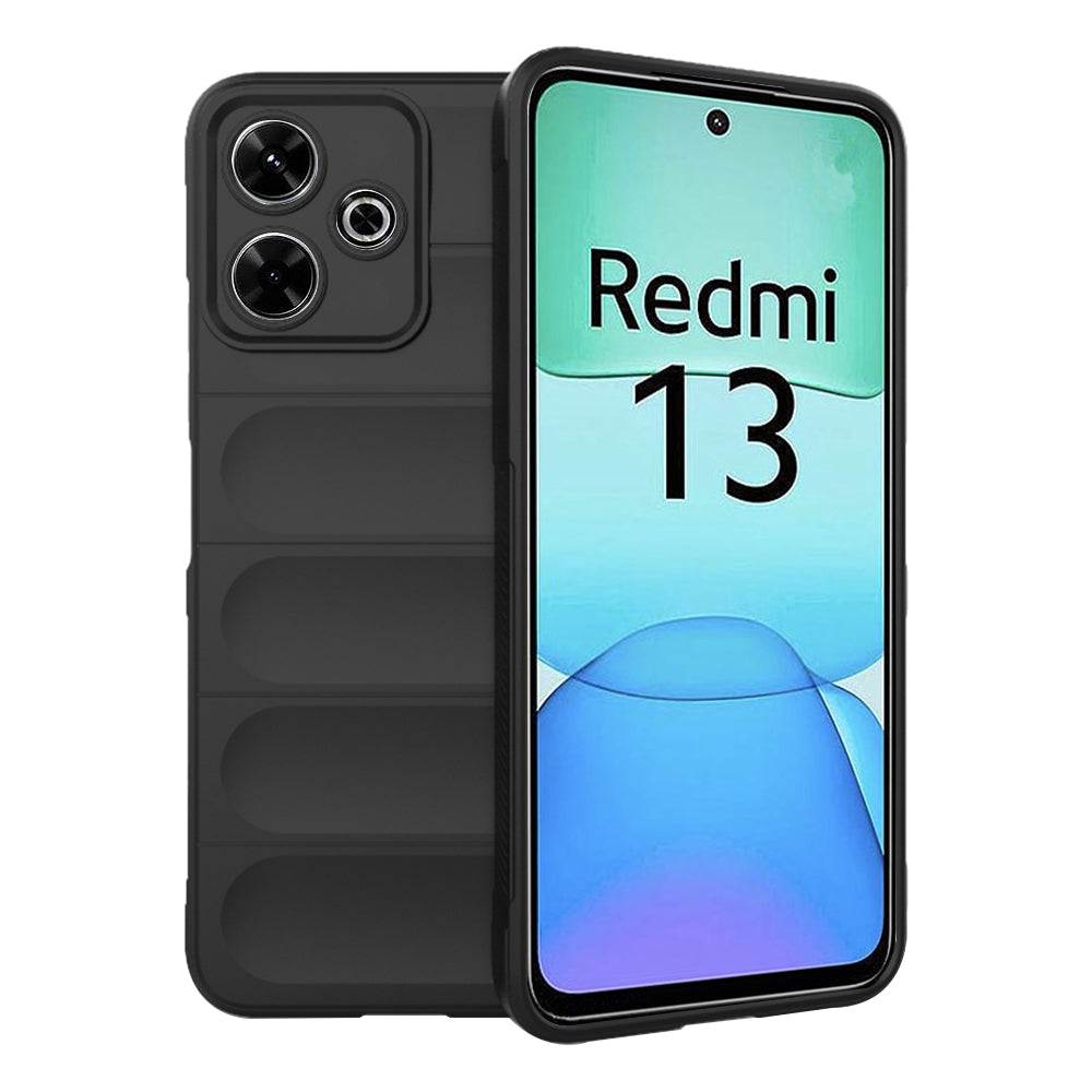 Funda para Xiaomi Poco M6 4G / Redmi 13, Techsuit, Magic Shield, Negra