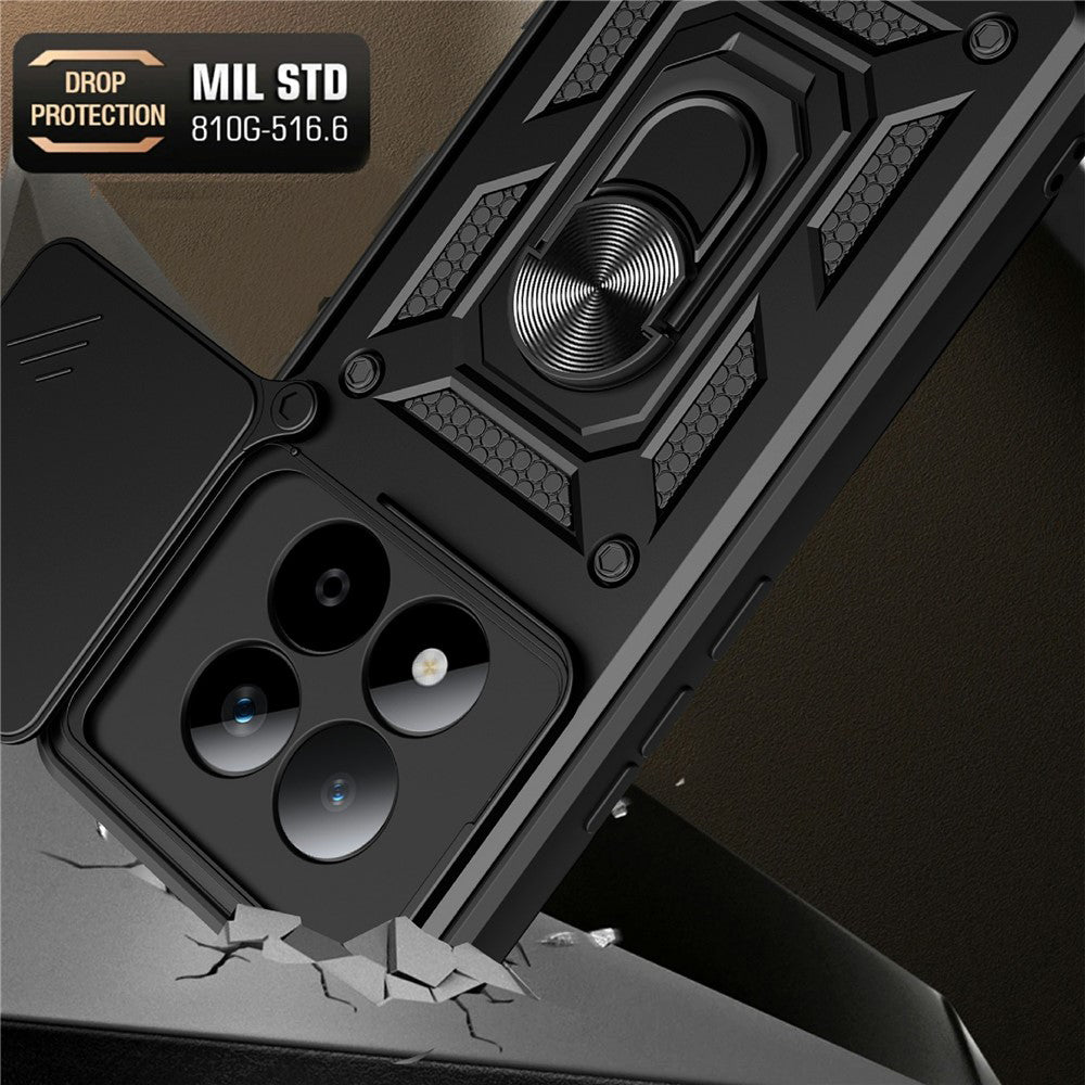 Funda para Xiaomi Poco M8 Pro / Redmi Note 15 Pro+ 5G, Techsuit, CamShield, Negra