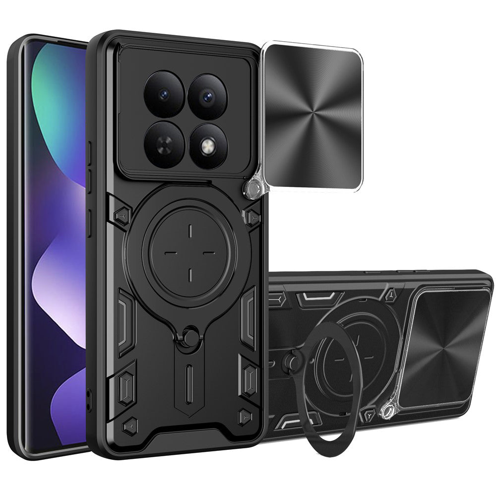 Funda para Xiaomi Poco M8 / Redmi Note 15 5G / Note 15 4G, Techsuit, CamGuard Pro, Negra