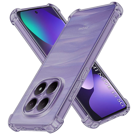 Funda para Xiaomi Poco M8 / Redmi Note 15 5G / Note 15 4G, Techsuit, Shockproof Clear, Negra