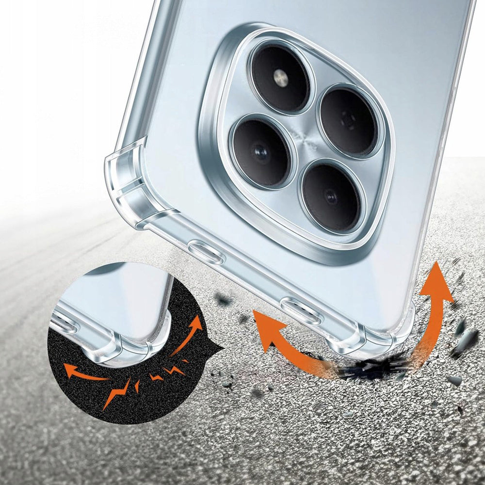 Funda para Xiaomi Poco M8 / Redmi Note 15 5G / Note 15 4G, Techsuit, Shockproof Clear, Transparente