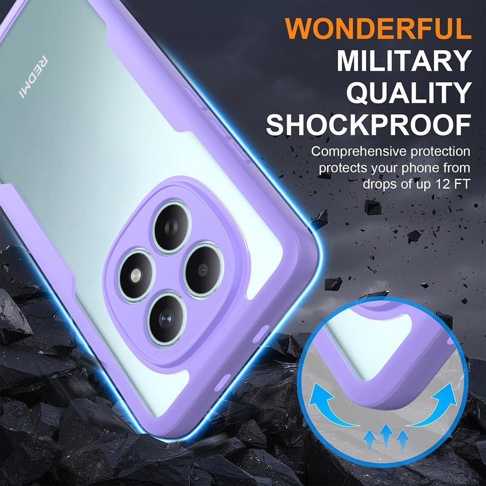 Funda para Xiaomi Poco M8 / Redmi Note 15 5G, Techsuit, ColorVerse 360, Morado