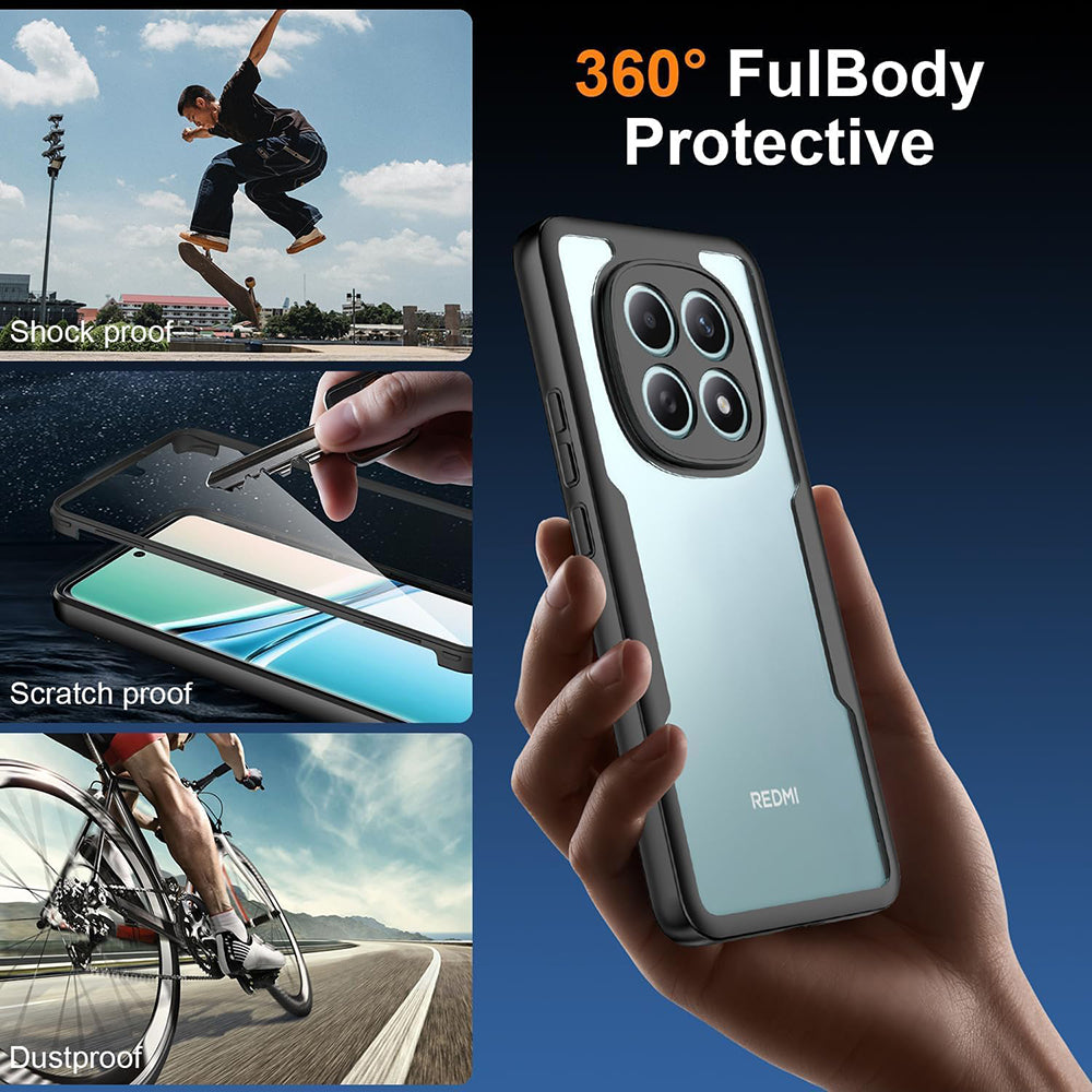 Funda para Xiaomi Poco M8 / Redmi Note 15 5G, Techsuit, ColorVerse 360, Negra