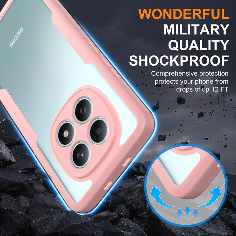 Funda para Xiaomi Poco M8 / Redmi Note 15 5G, Techsuit, ColorVerse 360, Rosa
