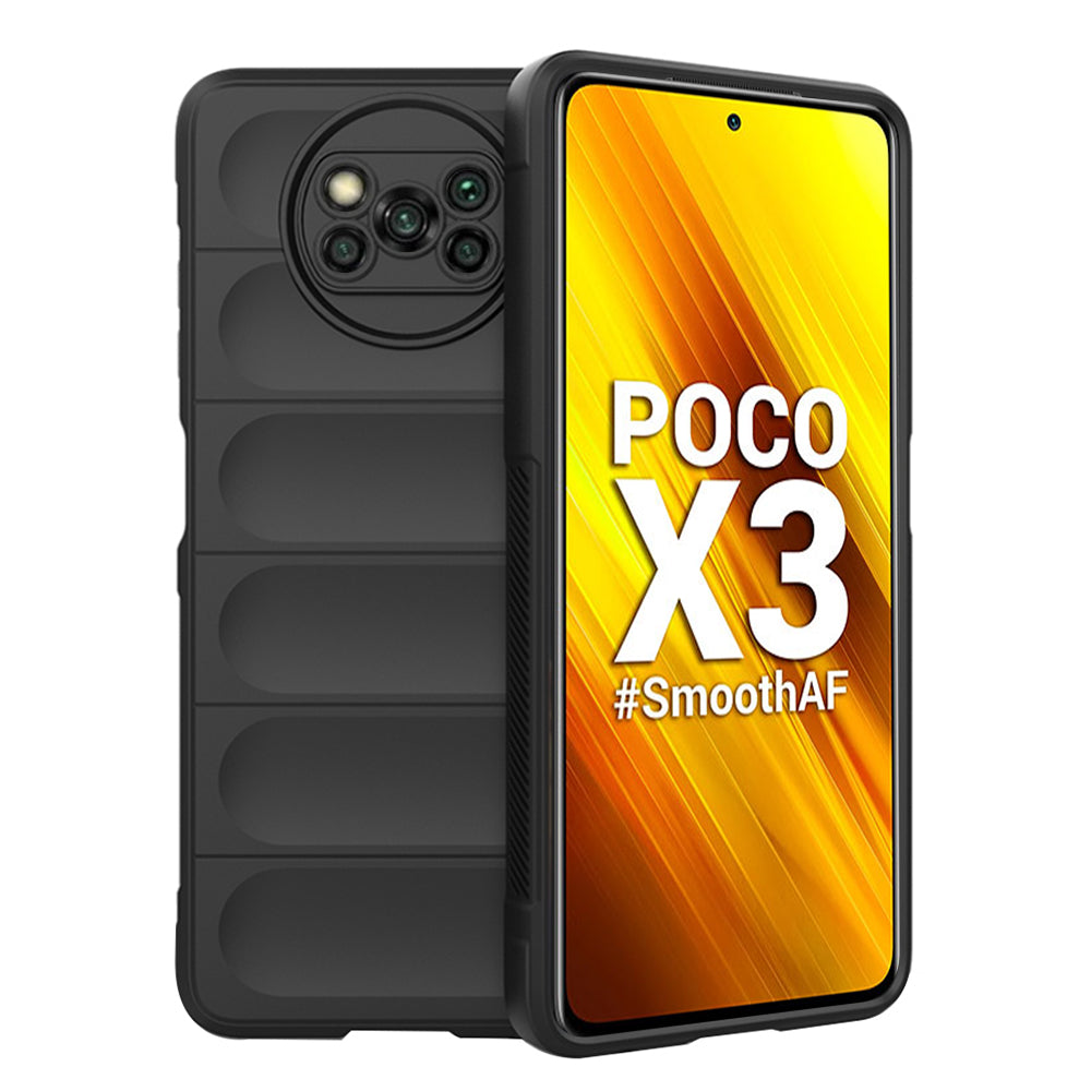 Funda para Xiaomi Poco X3 Pro / X3 NFC / X3, Techsuit, Magic Shield, Negra