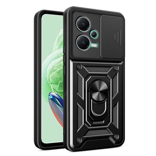 Funda para Xiaomi Poco X5 / Note 12 5G, Techsuit, CamShield, Negra