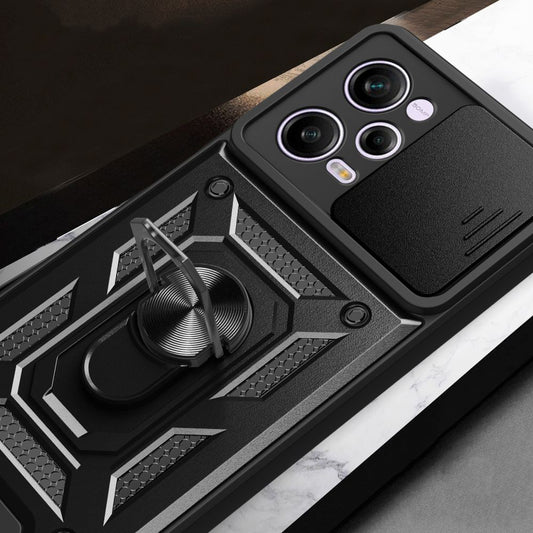 Funda para Xiaomi Poco X5 Pro / Redmi Note 12 Pro 5G, Techsuit, CamShield, Negra