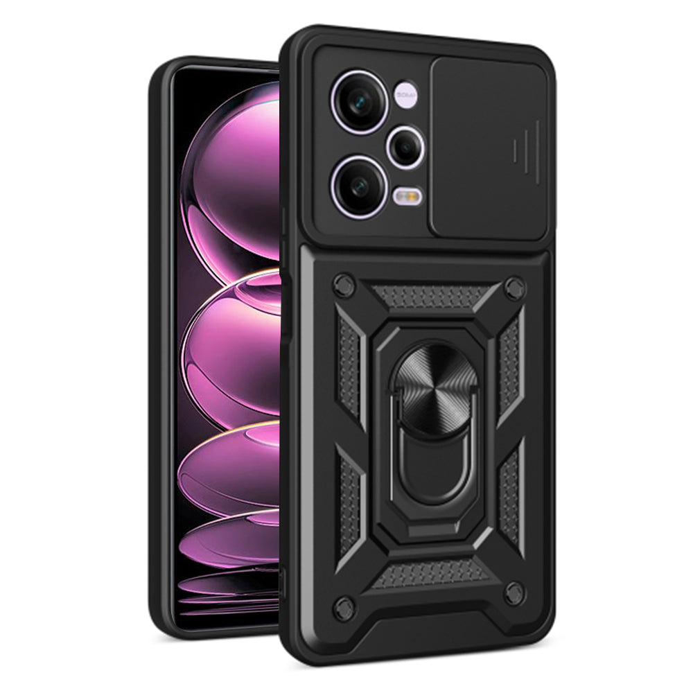 Funda para Xiaomi Poco X5 Pro / Redmi Note 12 Pro 5G, Techsuit, CamShield, Negra
