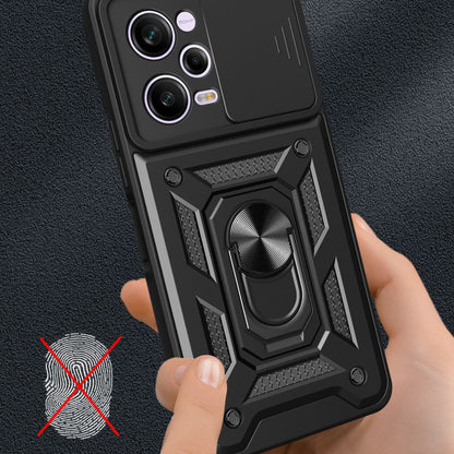 Funda para Xiaomi Poco X5 Pro / Redmi Note 12 Pro 5G, Techsuit, CamShield, Negra