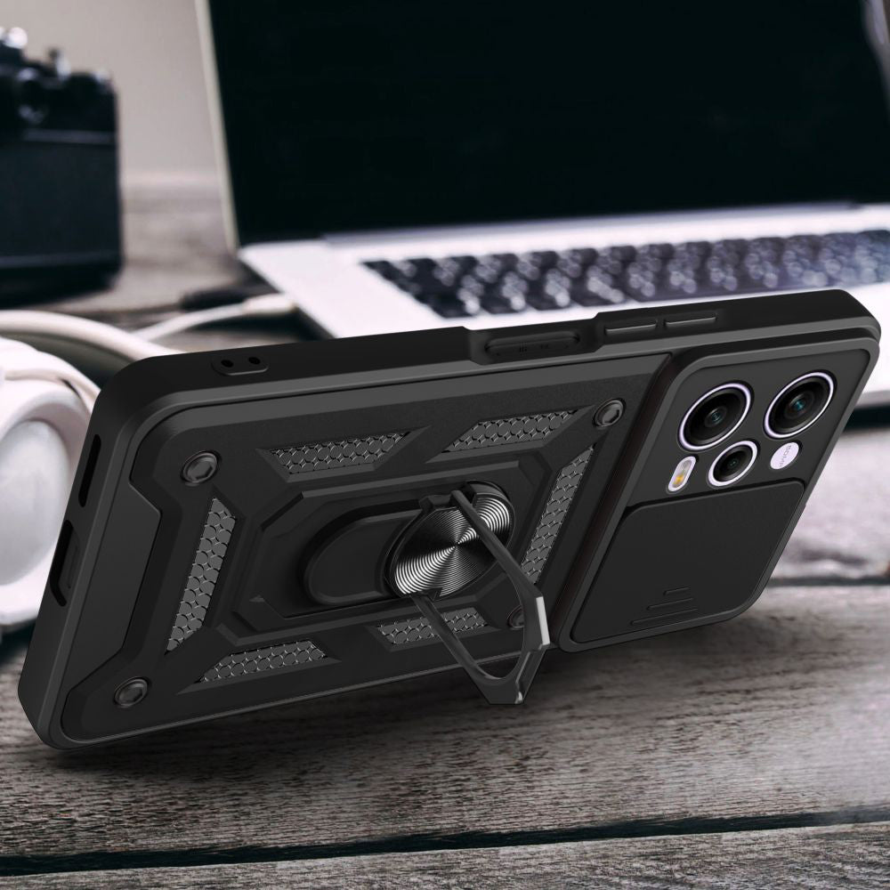 Funda para Xiaomi Poco X5 Pro / Redmi Note 12 Pro 5G, Techsuit, CamShield, Negra