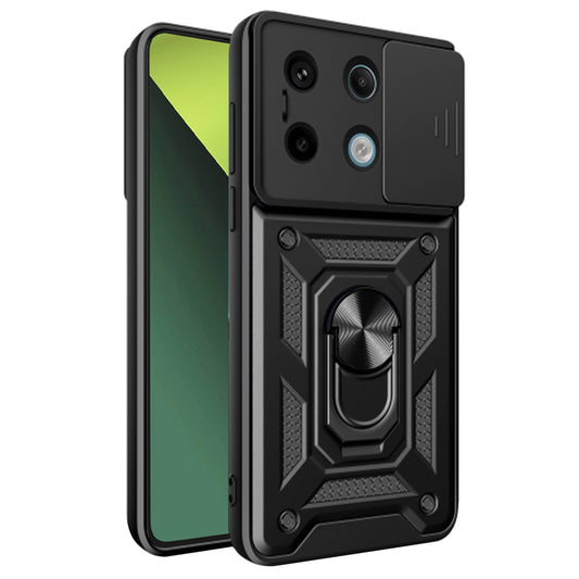 Funda para Xiaomi Poco X6 / Note 13 Pro 5G, Techsuit, CamShield, Negra