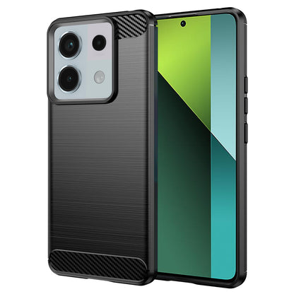Funda para Xiaomi Poco X6 / Note 13 Pro 5G, Techsuit, Carbono, Negra