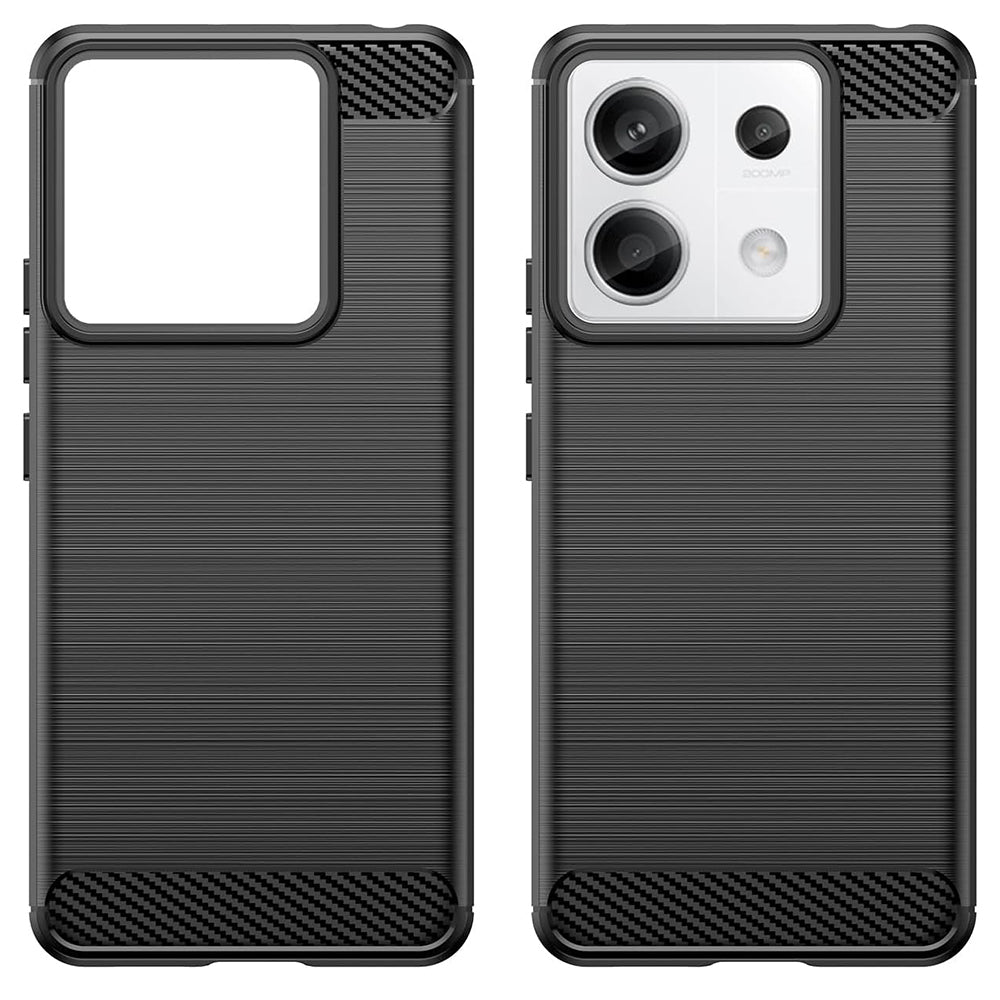 Funda para Xiaomi Poco X6 / Note 13 Pro 5G, Techsuit, Carbono, Negra