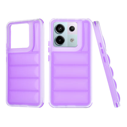 Funda para Xiaomi Poco X6 / Note 13 Pro 5G, Techsuit, Wave Shield, Morado
