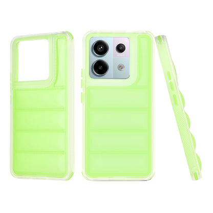 Funda para Xiaomi Poco X6 / Note 13 Pro 5G, Techsuit, Wave Shield, Verde