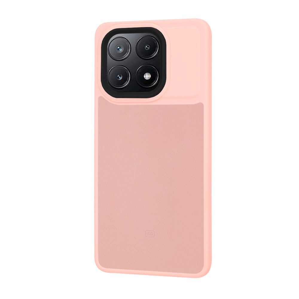 Funda para Xiaomi Poco X6 Pro, Techsuit, HaloFrost, Rosa
