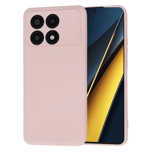 Funda para Xiaomi Poco X6 Pro, Techsuit, SoftFlex, Rosa